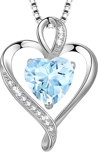 LAVUMO Herzkette 925 Silber Rosegold Gold Damen Halskette - Herz änhänger Silber Kette Damen Schmuck Geschenk für Frau Frauen MaMa Freundin an Geburtstags Weihnachten Valentinstag Hypoallergen Ketten