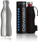 Dowabo Isolierflasche - Edelstahl Trinkflasche, BPA-frei, kohlensäuredicht, auslaufsicher - inklusive Bottle-Bag - Pure Steel 500 ml …