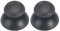 1 Pair Analog Joystick Thumb Stick Grip Cap Replacement for PS5 Controller Black