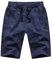 Tansozer Kurze Hosen Herren Camouflage Sommer Sport Baumwolle Männer Sweatshorts Mit Reißverschluss Blau 2XL