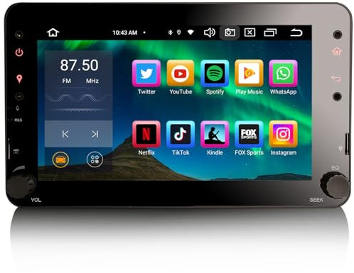 Android 14 Autoradio Navi für Alfa Romeo Brera Spider 159 Sportwagon Unterstützt GPS Wireless Carplay Android Auto Bluetooth 5.0 WiFi Canbus FM AM Radio 4G DAB+ TPMS 8 Core 64GB ROM