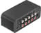 4 Channel Line Mixer, Stereo Sound Mixer 4 Channel Input And Output Mini Audio Mixer with Separate Volume Controls for Headphones, for Home Small Club or Bar