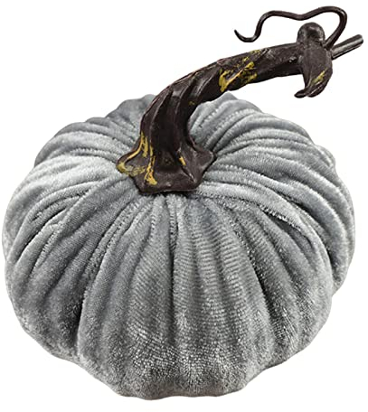 Lecerrot Dekoration Kürbis, Halloween Dekoration Kürbis, Gefälschte Samt Künstliche Kürbisse Klein Deko, Halloween Schaum Kürbis, Tischdekoration
