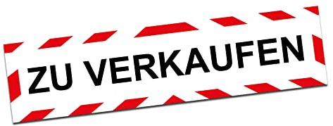 Finest Folia Hinweis Aufkleber 20x5cm Warnzeichen Hinweisschild selbstklebend wasserfest aus Vinyl für Briefkasten Kfz Gas Haupthahn Schild Folie R197 (05 Zu verkaufen)