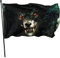 Fahne Cooler Wolf, Personalisierte Außenbanner Lichtbeständige Flagge Für Garten Hof Draußen,3X5Ft
