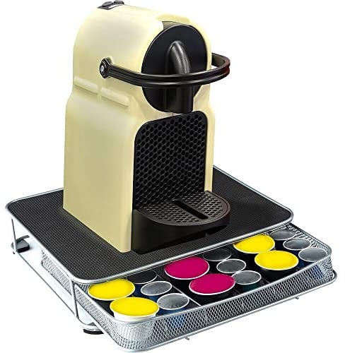 Coffee Pod Storage Drawer Holder Stand Rack Dolce Gusto Up To 54 Pods Drawer Storage & Coffee Machine Stand with Sliding Drawer