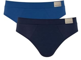 Sloggi GO Natural Mens Brief C2P Blue - Dark Combination Light Blue/Dark Blue M (34)