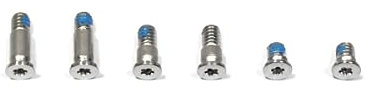 ICTION Juego de tornillos para carcasa inferior para MacBook Pro de 13.3 pulgadas A2289 (plata)