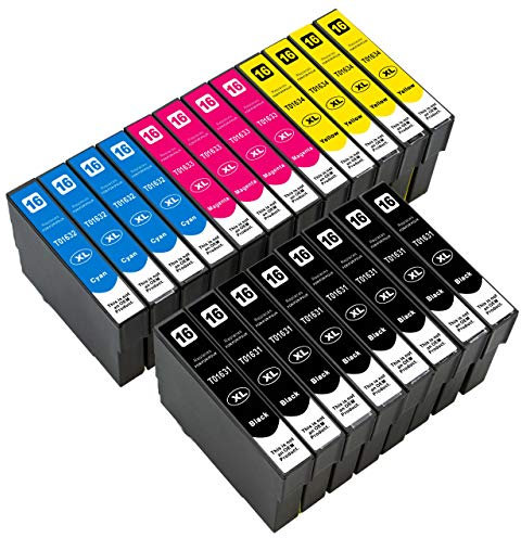 ESMONLINE 20 er Set Multipack kompatible Druckerpatronen als Ersatz für Epson 16 XL für Workforce WF-2760DWF 2750DWF 2660DWF 2650DWF 2630WF 2540WF 2530WF 2520NF 2510WF 2010W