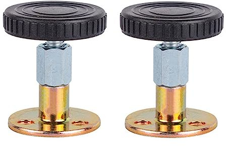2 Pieces Anti-Shake Fixer with Adjustable Threaded Bed Frame Anti-Shake Tool Headboard Stopper Telescopic Support Use for Bed Cabinet Chair Sofa (Medium)