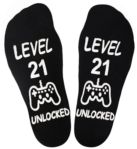 flintronic Lustige Socken, Gaming Socken mit Spruch für Männer, Geschenke für Männer, Baumwollsocken Haussocken Wintersocken, Geburtstag Socken Herren, Weihnachtsgeschenke für Männer Teenager