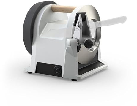 Tormek T-1 Kitchen Knife Sharpener in Zinc Gray (UK Version) with Patented Angle Guide - State-of-The-Art Blade Sharpening for European&Japanese Style Kitchen Knives - Tailored for Home Cooks