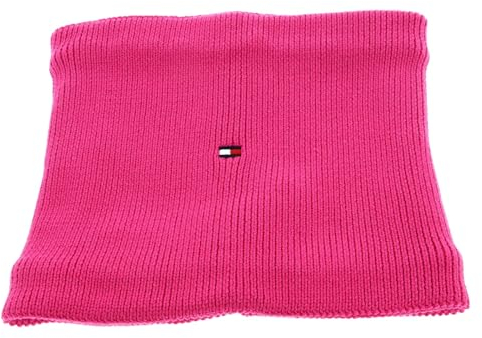 TOMMY HILFIGER TH Essentials Small Flag Snood L/XL Hot Magenta