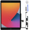bestbargainhouse Screen Replacement for iPad 7th 2019 iPad 8th 2020 for A2197 A2198 A2200 A2270 A2428 A2429 A2430 Touch Screen Digitizer with Home Button Repair Tools Kit(Black)