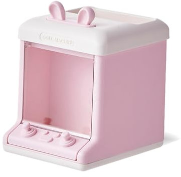Porte-crayon en Mignon, Porte-stylo en Kawaii Carré Pot a Crayon Stylo Crayon Support Organiseur Multifonctionnel Organisateur de Bureau pour Papeterie, Pinceaux de Maquillage (Rose)