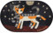 Salonloewe Fußmatte S60x100 cm Macchiolina e Tigrotte – Fußabtreter oval, innen, aussen, Schmutzfangmatte, rutschfest, Wohnmatten mit Katze