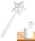 Generic Salero y pimentero, bonitos agitadores de especias con agujeros, varitas mágicas, dispensador de especias de varita recargable, dispensador de sal y pimienta, accesorios de cocina Magic Star