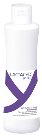 LACTACYD Plus Beruhigend Intimwaschlotion - mit Aloe Vera - 250 ml | Intimpflege mit L-Milchsäure, Kugelblumen-Extrakt, pH-Wert 3.5, Reinigung gegen Unbehagen im Intimbereich, klinisch bestätigt