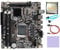 Sefdrert H55 Computer Motherboard Desktop Motherboard LGA1156 Supports I3 530 I5 760 Series CPU DDR3 Memory +I3 540 CPU+SATA Cable+Switch Cable+Thermal Pad