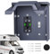 Panneau de distribution pour camping-car, panneau de prise électrique pour camping-car | Panneau de sortie temporaire Boîte de distribution en acier inoxydable 20A - Boîte de disjoncteur électrique ét