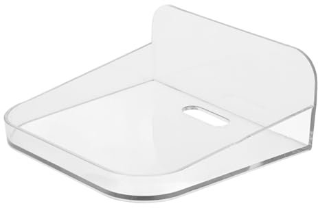 Gadpiparty Transparentes Wandregal Für Monitor Kamera Und Kleine Gegenstände Schwebendes Regal Ohne Bohren Aus Hochwertigem Material Praktische Aufbewahrungslösung Für Zimmerwand