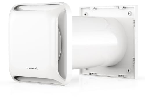 Weiworld 100 mm Passive Air Inlet, Through Wall Vent Kit with Filter | Adjustable airflow · Telescopic duct · ABS louvred cover · No electricity required
