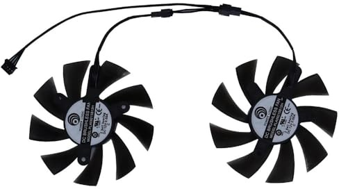 LFGOZSD 2 Teile/Satz GA92S2H PLA09215B12H GPU Kühler Video Lüfter Für JIESHUO Notebook RTX3070M 8G Für Nvidia Laptop Chip RTX 3070M(PLA09215B12H)