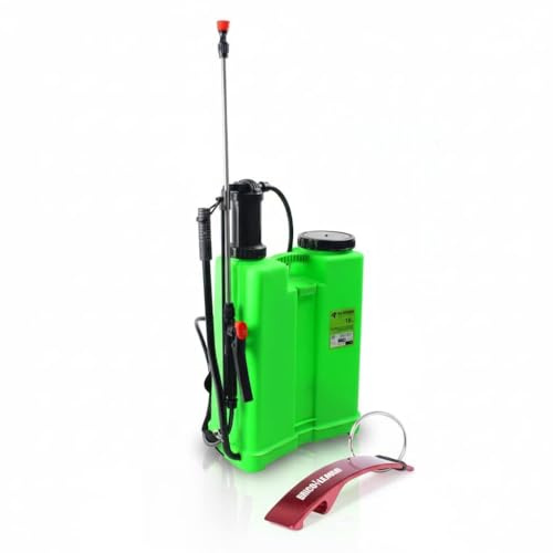Pulverizador Mochila Manual 16L a Presión con Lanza y 3 Boquillas – Bricolemar Saurium para Jardín y Huerto