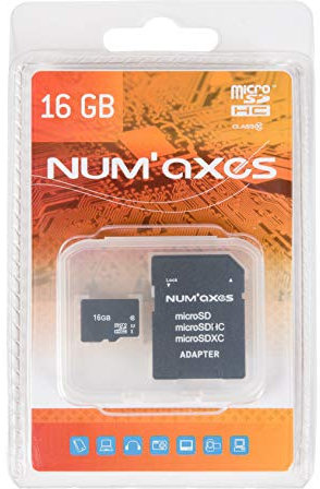 Carte Micro SD 16 Go + Adaptateur