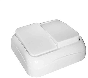 EDM 43156 Doble Interruptor Superficie Serie Spa, Multicolor