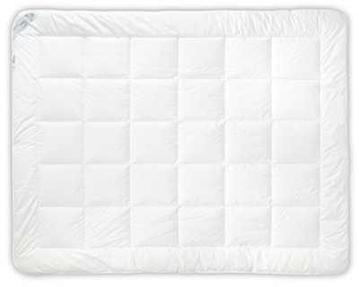 Bettdecke Ganzjahres Steppdecke leichte Schlafdecke für Allergiker Steppbett 100% Baumwolle 135x200 155x200 180x200 200x220 weiß waschbar 60 Grad gute Qualität mit Öko-Tex Standard (200x220 cm)