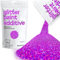 Hemway Glitter Paint Additive - Purple Holographic | Microfine Metallic Flakes for Adding Sparkle to Paints & Wood Varnish | Add to Emulsion, Acrylic & Latex for Indoor Sparkly Walls | 100 g