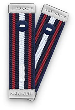 Nato Cuff - Der Original Hemdmanschettenhalter - Stoppen Sie das gerollte Langarmhemd - Ziehen Sie es elegant hoch - Elastische rutschfeste Ärmelhalter (Charles)