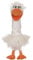 Living Puppets Handspieltier Gundula die Gans aus Stoff in der Größe 56cm, W801, Weiß