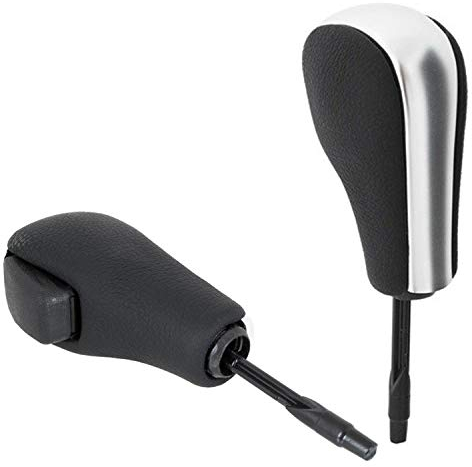 Schaltknauf Knauf für Automatik in Schwarz/Alu in der kurzen 60mm Version OEM Referenznummer zu Abgleich: 25164512100/25167548038 / 25167549636/25167570652