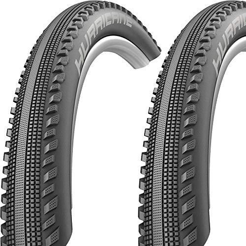 2X Schwalbe Hurricane 28Zoll 42-622 ADDIX bis 50 km/h schwarz Reifen