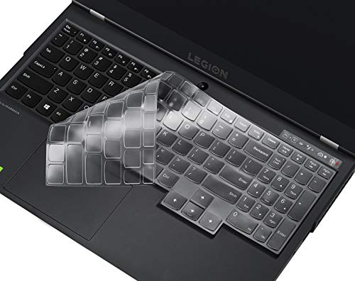 Ultra Thin Keyboard Cover Skin for 2020 Lenovo Legion 5 Series 5i 15.6 and 17.3 Inch, Lenovo Legion 5p 5pi Series, Lenovo IdeaPad Gaming 3i Gaming Laptop Keyboard Protector, TPU