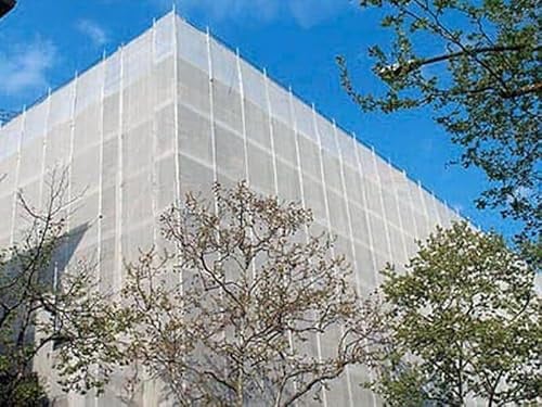 Malla Mosquitera Andamio 8 m x 30 m Blanca para Fachadas – Protección y Resistencia Profesional