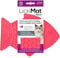LickiMat Felix, Fish-Shaped Cat Slow Feeders for Feline Boredom and Anxiety Reduction; Perfect for Food, Treats and Anxiety Reduction, Pink