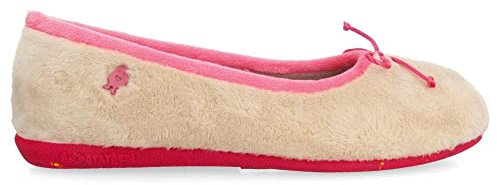 HOT POTATOES PRESEKA, Pantuflas Mujer, Beig, 38 EU