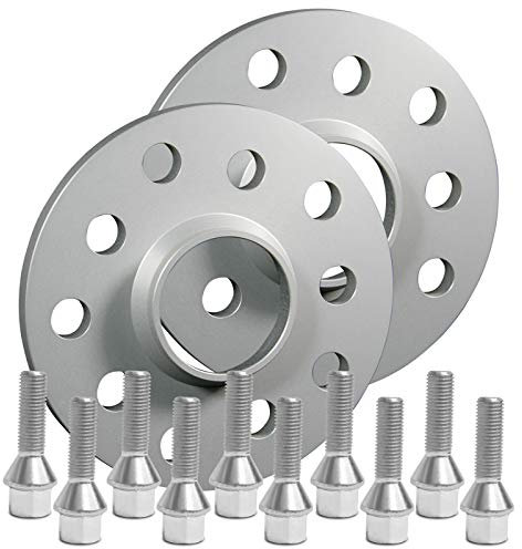 SilverLine Spurverbreiterung 20mm (10mm Rad) mit Schrauben silber 5x120 72,6mm - 12124E-2_M1215KE35S