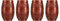 Topkapi Tiki Becher Mahana – Tiki-Set Cocktailgläser Cocktailbecher, Tiki Bar Serie, 490 ml, XL (Bronze)
