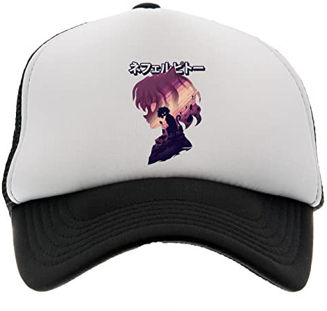 Enigmae Hunter X Hunter Killua Baseball Kappe Hut Kinder Jungen Mädchen Schaum Vorne Mesh Zurück Schwarz Cap Foam Front Mesh Back