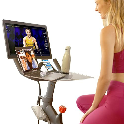 SELINA Peloton Fahrrad-Schreibtisch-Tablett für Laptop, Tablet, Telefon und mehr, Premium-Acryl-Tablett, kompatibel mit Peloton-Fahrrad-Standard-Peloton-Zubehör (Fahrradstandard)