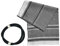 JIAHG Herren Muslimischer Hijab Moslem Schal Arabisches Stirnband Wrap Aqel Seil Wrap Kopfbedeckung Araber Kostüm Kopftuch Stirnband
