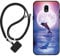 Sunrive Hülle Kompatibel mit Samsung Galaxy J5 2017 Case,matt Handyhülle Schutzhülle Etui TPU Backcover (Mond,Delphine,Meer) +1x Universale Handykette