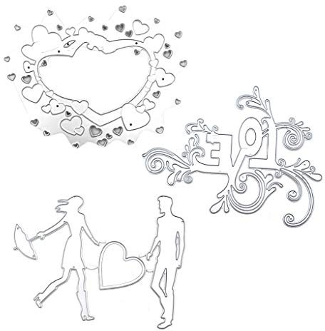 Mumuve Metall-Stanzformen, Metall-Stanzformen zum Basteln, für Kartenherstellung, Scrapbooking, Stanzformen für DIY-Alben, Dekoration, Neuheit, Stanzformen, Prägepapier-Stanzformen
