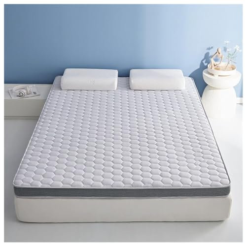 Memory-Schaum-Matratze, Latex-Matratze, 3D-Kokospalmen-Matratze, Studentenwohnheim, Harte Matratze, Verdicktes Latexkissen, Faltbare Haushalts-Tatami-Matratze (Color : D, Size : 90x200cm)