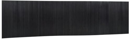 vidaXL Paravent, Raumteiler für Schlafzimmer Wohnzimmer Büro, Trennwand Umkleide, Sichtschutz Spanische Wand, Schwarz 165x800cm Bambus