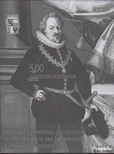 Prophila Collection Liechtenstein Block18B S (kompl.Ausg.) Schwarzdruck postfrisch ** MNH 2008 Fürstentum Liechtenstein (Briefmarken für Sammler)